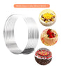Layer Cake Slicer Adjustable Retractable Stainless Steel Mousse Mold Round Baking Kit Mould Cut Tools