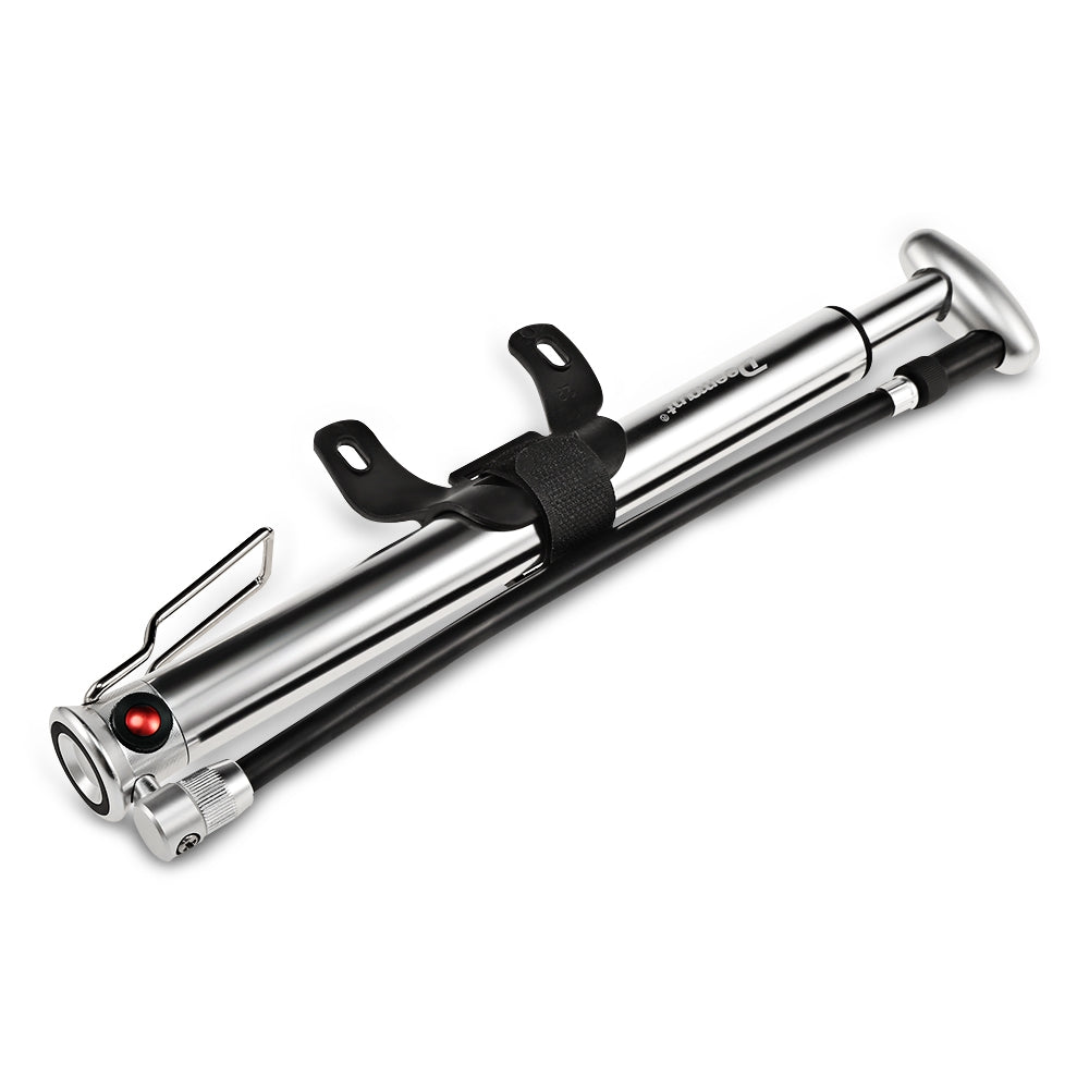 Deemount Bicycle Pump with Foot Peg Aluminum Alloy 160 psi