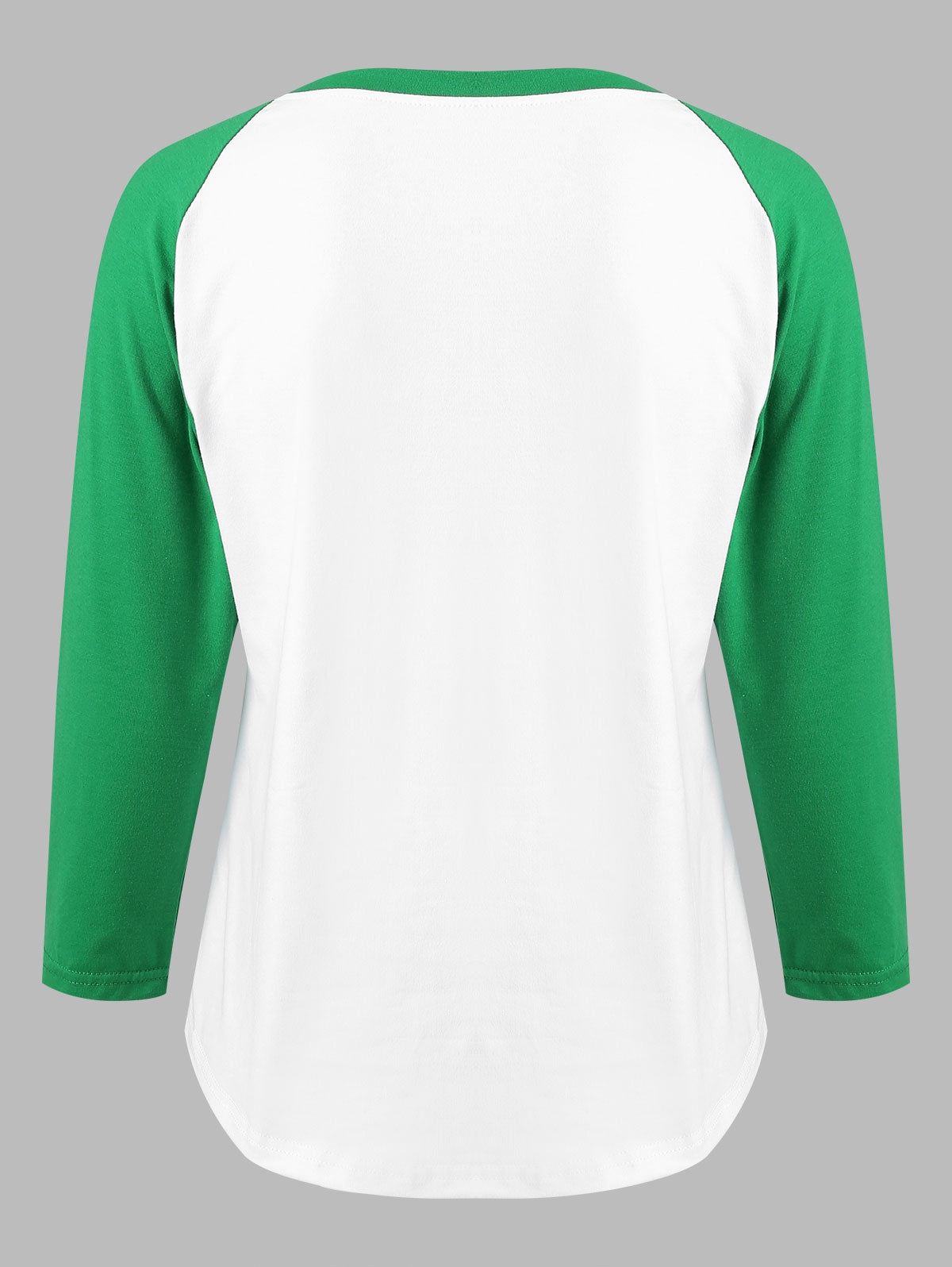 Christmas Graphic Print Baseball Tee