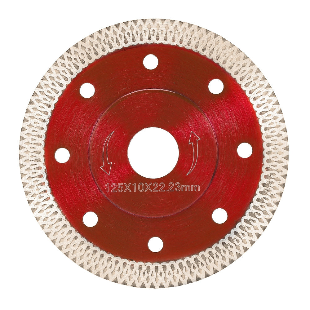 105 / 115 / 125mm Wave Style Diamond Saw Blade for Porcelain Tile Ceramic Cutting