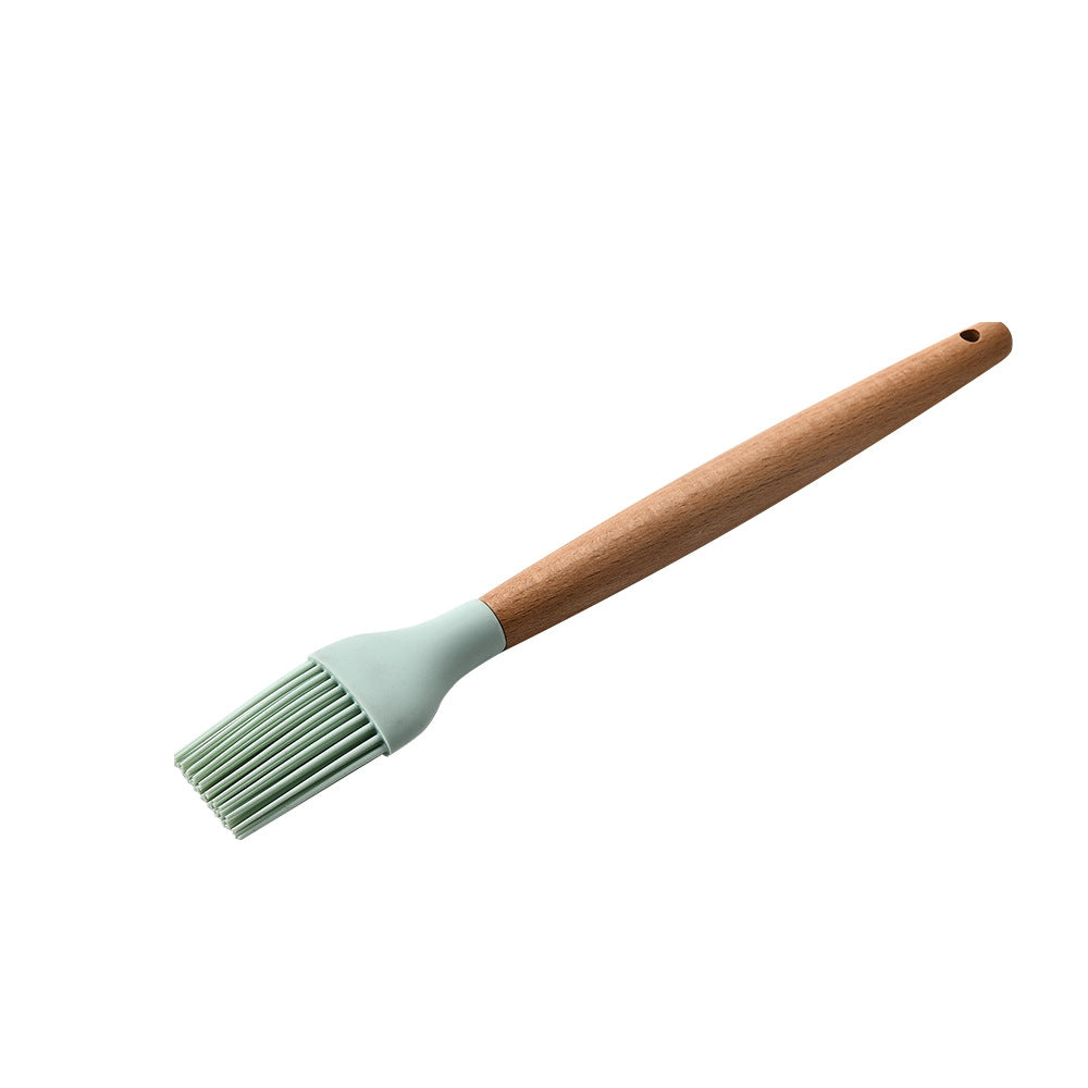 Household Silicone Wooden Cooking Utensil Kitchen Accessories Set