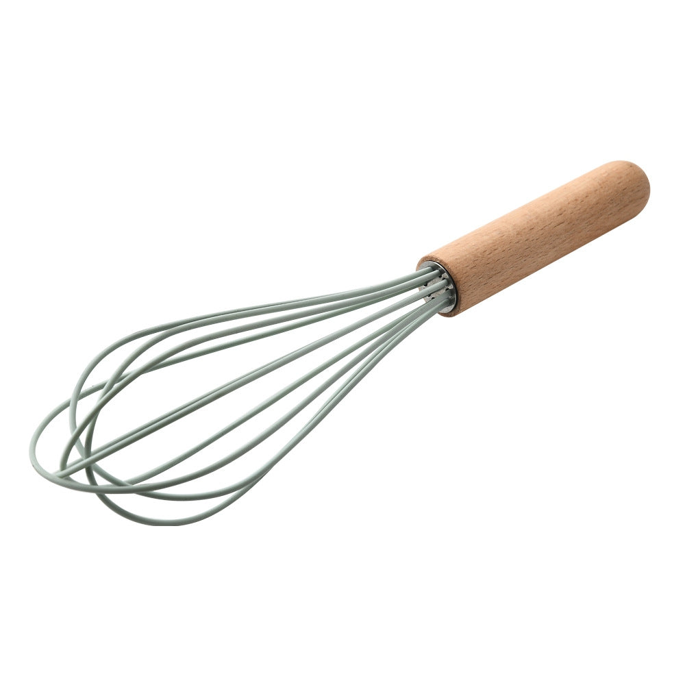 Household Silicone Wooden Cooking Utensil Kitchen Accessories Set
