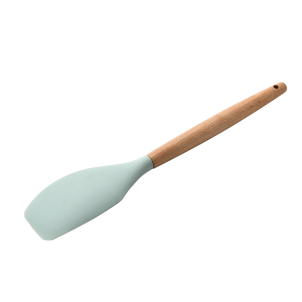 Household Silicone Wooden Cooking Utensil Kitchen Accessories Set