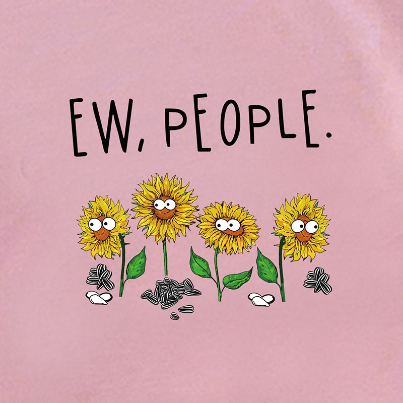 SC232 Sunflower Printed Short Sleeved Women T-shirt