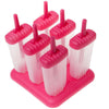 6pcs Ice Cream Popsicle Mold Cooking Tool Rectangle Shaped Reusable