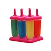 6pcs Ice Cream Popsicle Mold Cooking Tool Rectangle Shaped Reusable