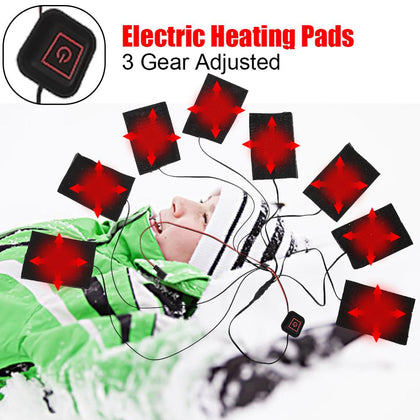 Three Temperature Heating Sheet  Regulation-eight Clothes Heating Film Vest Underwear Heating Insulation Cloth Outdoor Winter