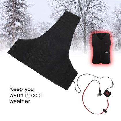 USB Charged Vest Heating Sheet 5V Carbon Fiber Heating Pad Electric Heating Sheet Pads Heating Warmer Pad For Vest Jacket