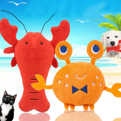 Pet Dog Toys For Dog Chew Squeaky Toy For Pet Plush Canvas Bite Toys For Dog Cite Vocal Simulation Animals Vegetable Fruit Toy 