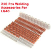 210X Air Plasma Cutter Consumables Electrode Tip Kit For Torch Pt-31 Lg-40 Cut50