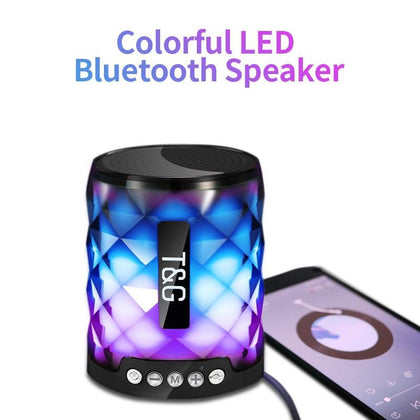 HANXI Portable Wireless Bluetooth Speaker Bluetooth Mini Speaker Subwoofer Outdoor Music  Bass Loudspeaker Support TF card FM