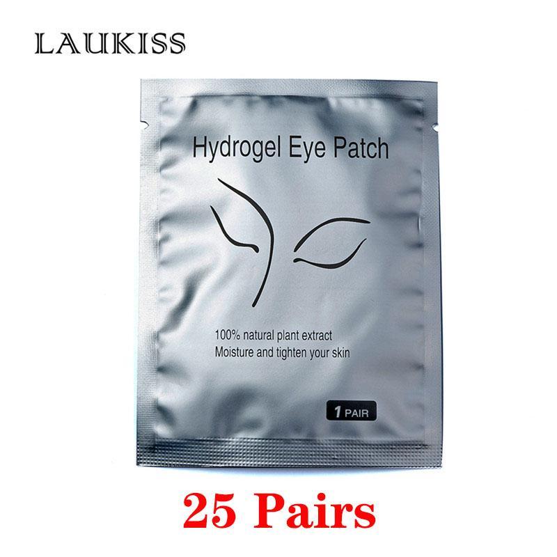25/50/100 Pairs/Lot Patches For Eyelash Extension Under Eye Pads Paper Patches Pink Lint Free Stickers For False Eyelashes