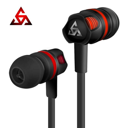 Brand In Ear Earphone Earplug Stereo Bass Earbuds With Microphone Earphones For iPhone Xiaomi mobile phones pc gaming headset