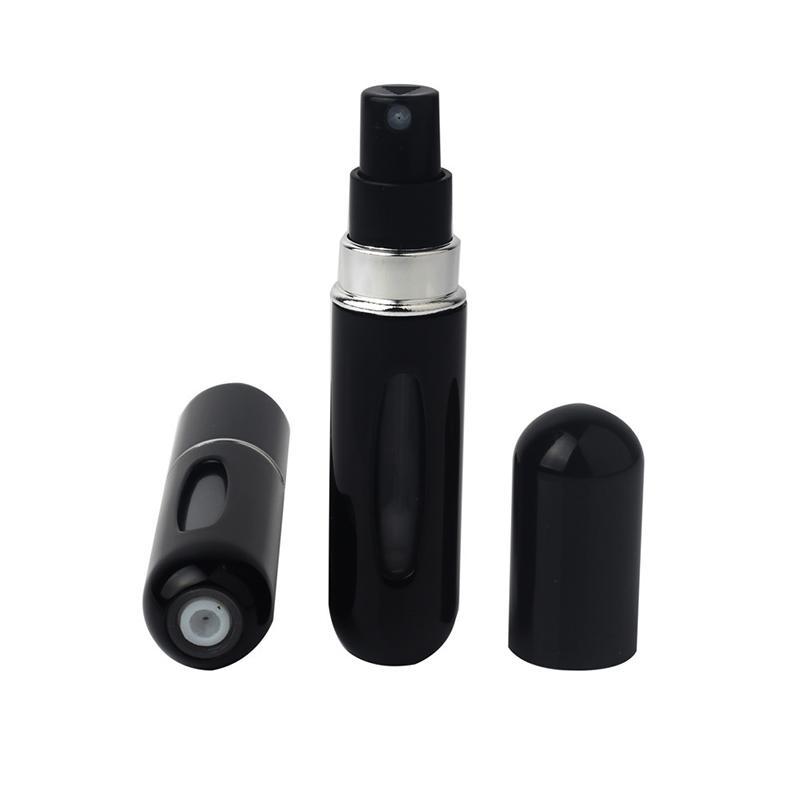 Refillable 5Ml Refillable Mini Perfume Spray Bottle Aluminum Spray Atomizer Portable Travel Cosmetic Container Perfume Bottle