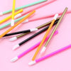 50Pcs Disposable Lip Brush Set Lipstick Mascara Wands Brush Cleaning Eyelash Eyebrow Make Up Applicators Tools
