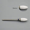 Kads Ceramic Carbide Nail Drill Bit 3/32" Electric Ceramic Cutter Nail File Manicure Pedicure Machine Tool Milling Cutters