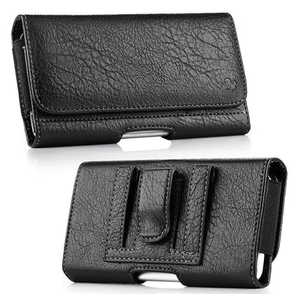 Universal Pouch Leather Case 6.3/5.5/4.7 inch Waist Bag Magnetic Horizontal Phone Cover for iPhone X 8 7 Phone Belt Holster Clip