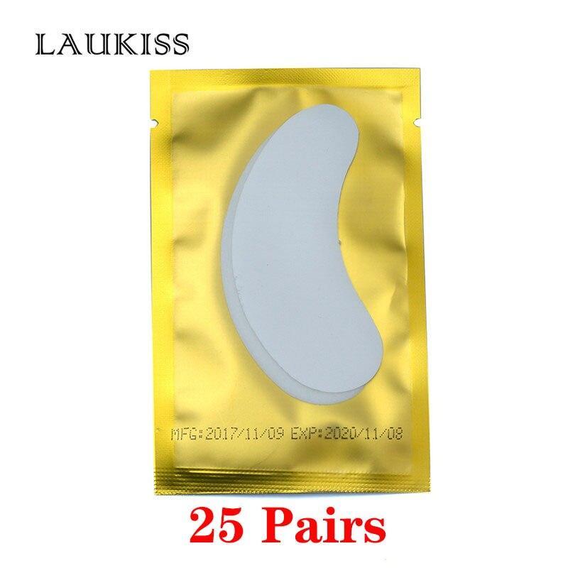 25/50/100 Pairs/Lot Patches For Eyelash Extension Under Eye Pads Paper Patches Pink Lint Free Stickers For False Eyelashes