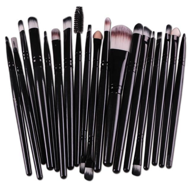 20Pcs New Fashion Makeup Brushes Set Eye Shadow Foundation Powder Eyeliner Eyelash Lip Make Up Brush Cosmetic Beauty Tool Kits
