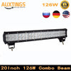 Led Driving Light 20Inch 126W Combo Beam Offroad Led Light Bar For 12V 24V Boat Car Tractor Truck 4Wd 4X4 Suv Atv Tractor