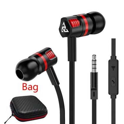 PTM In-Ear Earphone Super Bass Headset with Microphone Stereo Sound Earbuds For Phone iphone xiaomi samsung Fone De Ouvido 3.5mm