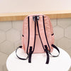 Women Canvas Backpack For School Teenagers Girls Casual Shoulder Bags Ladies Pink Letter Backpack Female Bookbag Student Bag