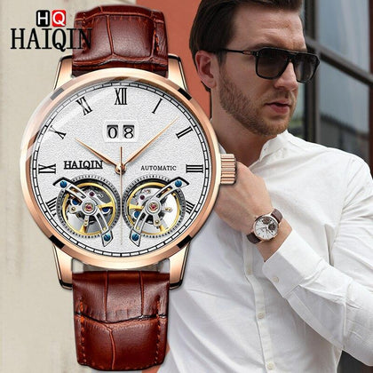 HAIQIN Men's Watches 2019 Top Luxury Brand Fashion/Military/Automatic/Mechanical/Waterproof/Sports/Watch Men Clock Reloj Hombre