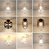 Led Ceiling Lights Modern Plafondlamp Home Lighting Living Room Vintage Cage Ceiling Lamp Lampara Techo Suspension Luminaire E27