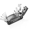 Zk50 Portable Steel Multifunction Bicycle Repair Hand Tool 16-1 Set Tools Folding Screwdriver Hexagon Wrench Cycling (16 In 1)
