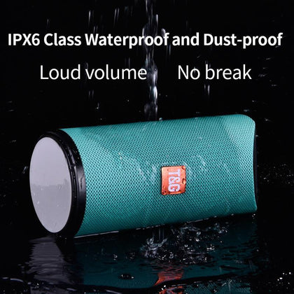 HANXI Portable Speaker Bluetooth Speakers Stereo Wireless Loudspeaker Mini Column Music Bass 10W Outdoor Speaker Waterproof