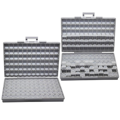 AideTek  2 units of Resistor Capacitor Electronics SMD Storage Cases & Organize  0603 0402 0805 1206 plastics toolbox 2BOXALL