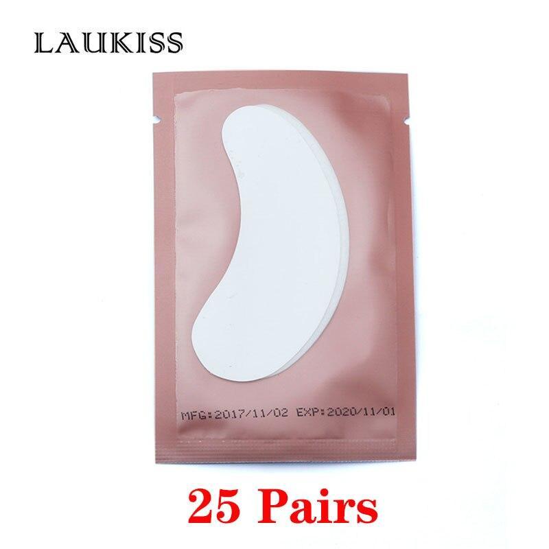 25/50/100 Pairs/Lot Patches For Eyelash Extension Under Eye Pads Paper Patches Pink Lint Free Stickers For False Eyelashes