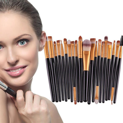20PCS New Fashion Makeup Brushes Set Eye Shadow Foundation Powder Eyeliner Eyelash Lip Make Up Brush Cosmetic Beauty Tool Kits