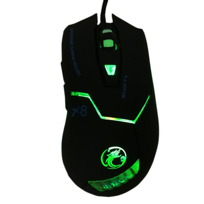 Ergonomics 3200DPI Wired Gaming Mouse LED Optical USB Computer Mouse Gamer Mice for PC Laptop Computer for CSGO LOL Game