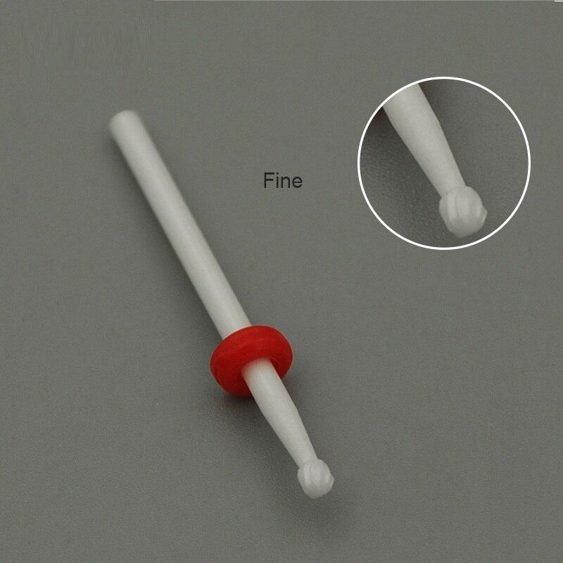 Kads Ceramic Carbide Nail Drill Bit 3/32" Electric Ceramic Cutter Nail File Manicure Pedicure Machine Tool Milling Cutters
