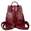 Hot 2018 Casual Tie Women Backpack High Quality Leather Backpacks For Teenage Girls Female School Shoulder Bag Bagpack Mochila