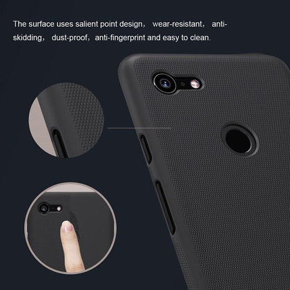 For google pixel 3 xl case cover 6.3'' NILLKIN Frosted PC Matte case Gift Phone Holder for pixel 3 xl case for google pixel 3xl