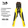 Hs-D1 Awg 24-10 0.2-6.0Mm2 Wire Stripper Multifunctional Automatic Stripping Pliers Cable Wire Stripping Crimping Tools Cutting