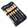 12Pcs Wood Carving Chisel Hand Tool Set Craft Professional Gouges Woodworking