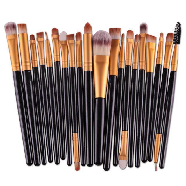 20Pcs New Fashion Makeup Brushes Set Eye Shadow Foundation Powder Eyeliner Eyelash Lip Make Up Brush Cosmetic Beauty Tool Kits