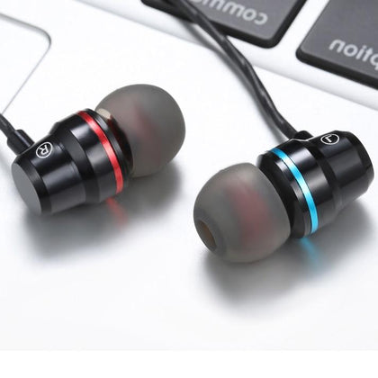 MUSTTRUE M6 Earphone Headphones Headset With Mic Stereo Bass Sound Music Gaming Earbuds for Phones MP3 3.5mm Wired Earphones