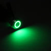 Areyourshop Push Button Switch Mini 4 Pin 12Mm Blue/Green/Red Led Metal Push Button Momentary Switch