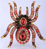 Yacq Spider Brooch Pin Pendant Halloween Christmas Party Jewelry Gifts Decoration For Women Girls Her Wife Mom Ba12