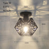 Modern Ceiling Lights Led Ceiling Lamp Vintage Plafondlamp Cage Plafonnier Crystal Lamp For Dining Room Kitchen Lampara Techo