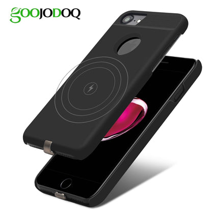 Qi Wireless Charger Receiver Case For iPhone 7 6 6s Mobile Phone Case Wireless Charging Transmitter Cover For iPhone 7 Plus 6 6s