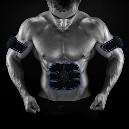 Abdominal machine electric muscle stimulator ABS ems Trainer fitness Weight loss Body slimming Massage with retail box