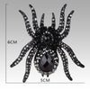 Yacq Spider Brooch Pin Pendant Halloween Christmas Party Jewelry Gifts Decoration For Women Girls Her Wife Mom Ba12