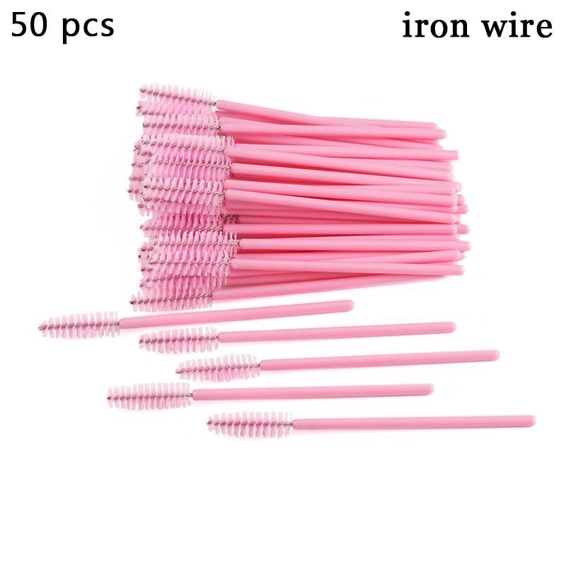 Eyelash Extension Disposable Eyebrow Brush Mascara Wand Applicator Spoolers Eye Lashes Cosmetic Brushes Set Makeup Tools