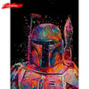 Star Wars 7 Darth Vader Diy Oil Digital Painting By Numbers On Canvas Hand Painted Movie Wall Art Picture Living Room Home Decor