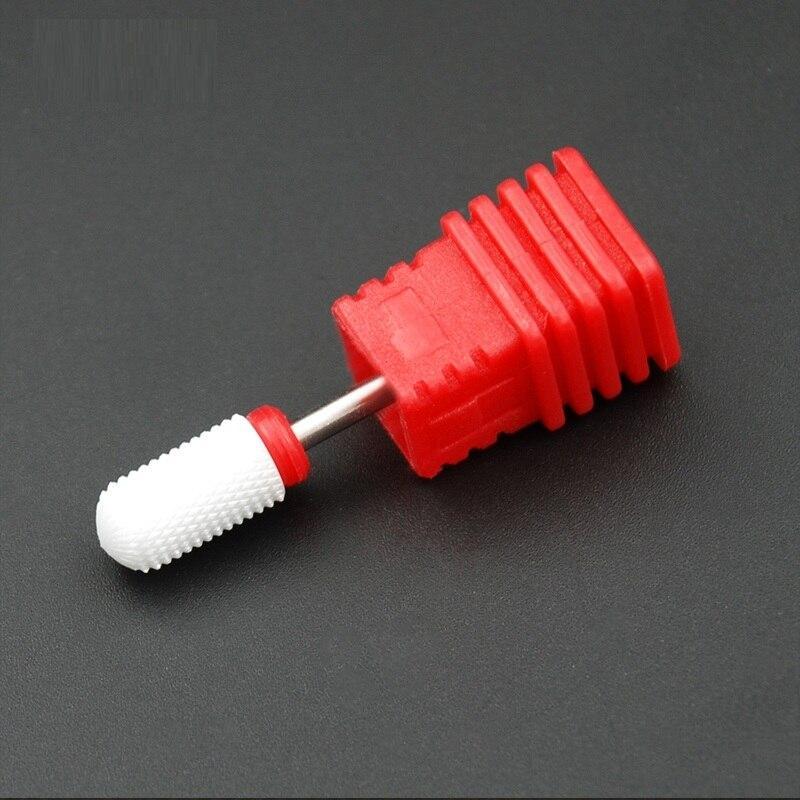 Kads Ceramic Carbide Nail Drill Bit 3/32" Electric Ceramic Cutter Nail File Manicure Pedicure Machine Tool Milling Cutters